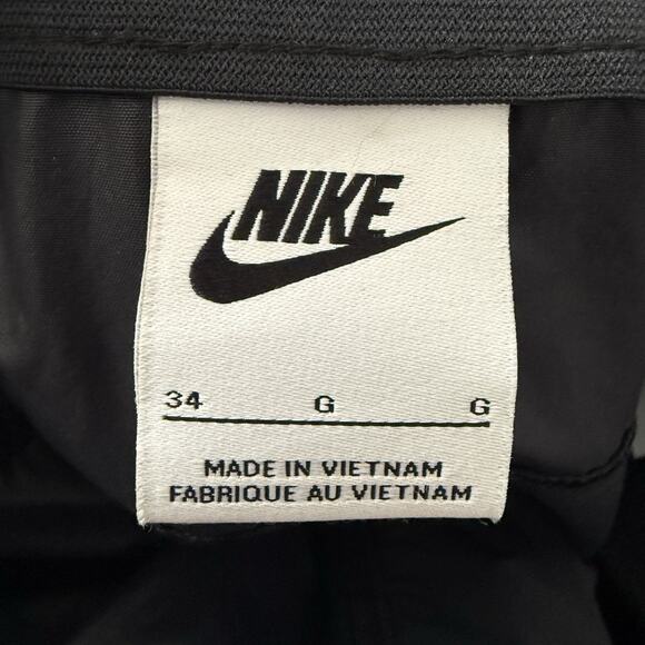 NIKE Sportswear Style Essentials Mens 34x28 Utility Woven Cargo Pants Black NEW - Picture 2 of 7